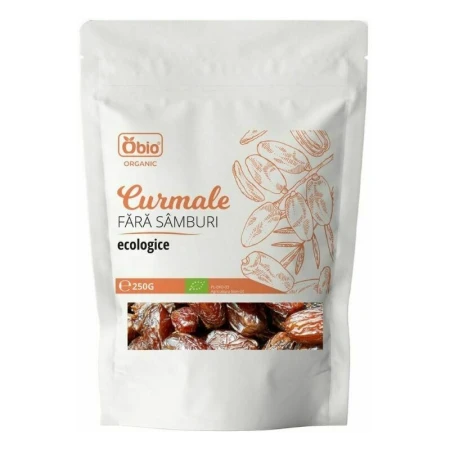 Curmale fara samburi bio 250g Obio