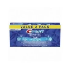 Set 2x Paste de Dinti, Crest 3D White, Arctic Fresh, Efect Albirea Dintilor si Respiratie Proaspata, 107gr