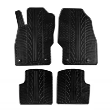 Covorase auto negre din cauciuc pentru OPEL Corsa D 2006 -2014 Gledring