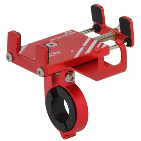 Suport de telefon Spacer pentru bicicleta/motocicleta/scuter/trotineta (Rosu)