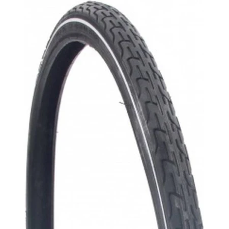 Anvelopa cu banda reflectorizanta Deli Tire 28x1 1/2 Negru