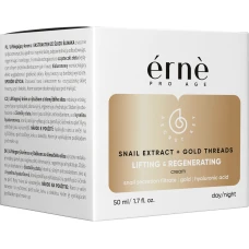 Crema zi/noapte de fata pentru lifting cu Mucus de melc si particule aur 24K, 50ml, Erne