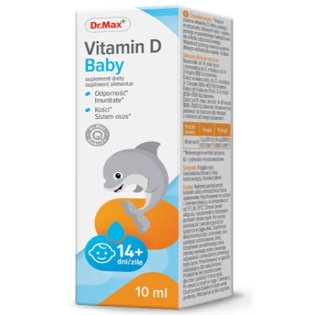 Dr. Max Vitamina D Baby​ picaturi, 10ml