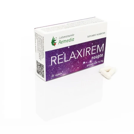 Relaxirem noapte,30 capsule,Remadia
