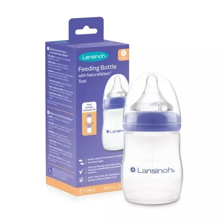 Biberon cu tetina Naturalwave, 160ml, Lansinoh