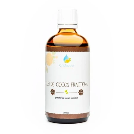 Ulei cocos fractionat, Crisnatur, 100 mililitri