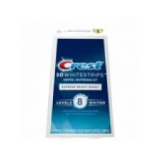 Cutie 7x Plicuri, Benzi Albirea Dintilor, Crest, 3D White, Supreme Bright Boost, 14% Concentratie, 7 zile