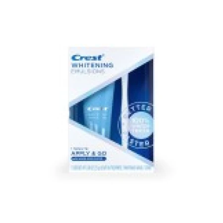 Kit Albirea Dintilor, Crest, Whitening Emulsions, Emulsie, Aplicator Separat, 25gr