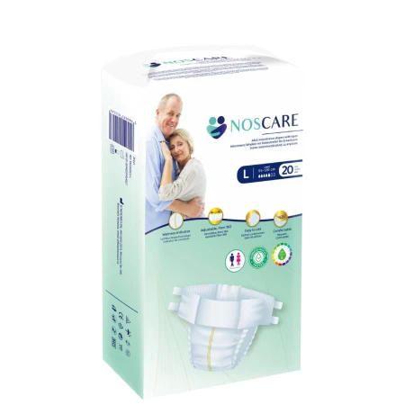 Scutece pentru incontinenta cu aripioare Marimea L, 20 bucati, Noscare