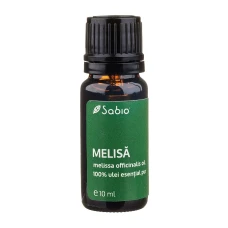 Ulei esential pur Melissa (melissa officinalis), 10ml, Sabio
