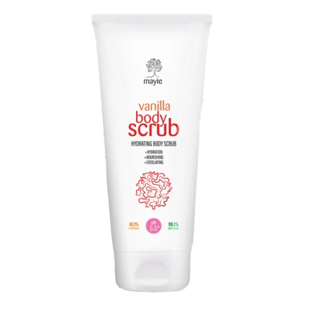 Exfoliant hidratant pentru corp Vanilla Body Scrub, 200ml, Mayie