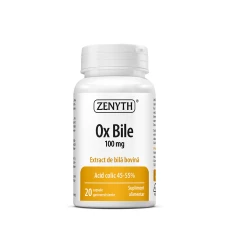 Ox Bile 100mg, 20 capsule gastrorezistente, Zenyth