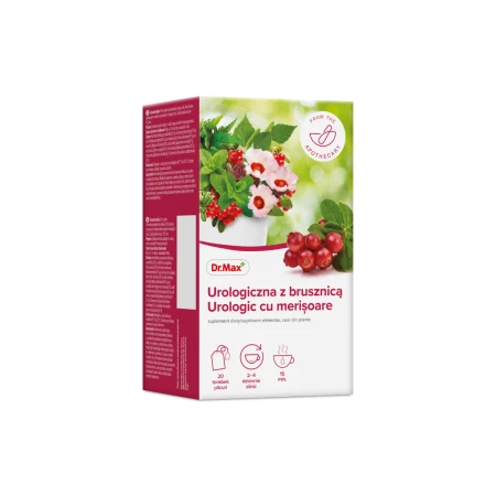 Dr. Max Ceai urologic cu merisoare, 20 plicuri