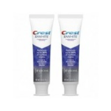 Set 2x Paste de Dinti, Crest, 3D White, Charcoal, cu Carbune Activ, pentru Albirea Dintilor, 107gr