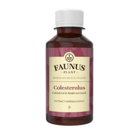 Tinctura pentru colesterol si trigliceride Colesterolus, 200ml, Faunus Plant