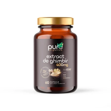 Extract de ghimbir – Digestie activa - 60cps PureOrganics