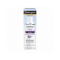 Ser de Fata, Neutrogena, Ultra Sheer Moisturizing, cu Protectie Solara, SPF 60+, impotriva UVA si UVB, cu Vitamina E, 50ml