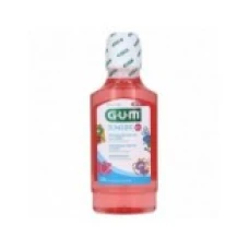 Apa de Gura pentru Copii, GUM, Junior, cu Fluor, Varsta 6+ ani, Aroma Capsuni, 300ml