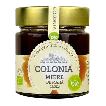 Miere de mana cruda Bio, 270g, Colonia
