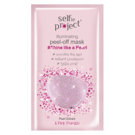 Masca exfolianta iluminanta Galaxy Shine Like A Pearl, 12ml, Selfie Project