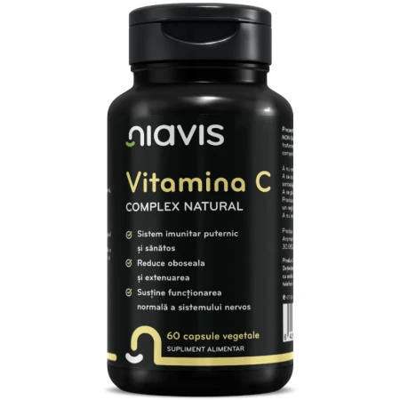 Complex natural de Vitamina C, 60 capsule, Niavis