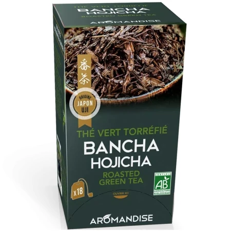 Ceai verde prajit bancha hajicha bio 18dz x 2g 36g Aromandise