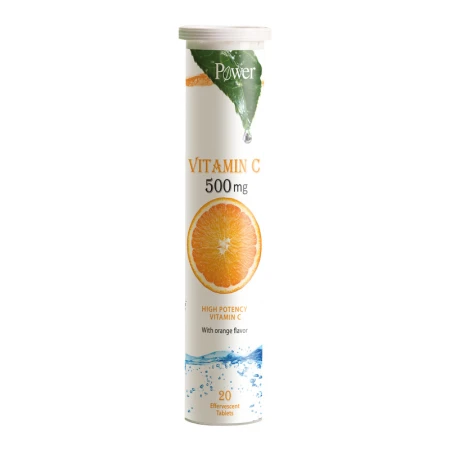 Vitamina C 500mg, 20 tablete efervescente, Power Of Nature