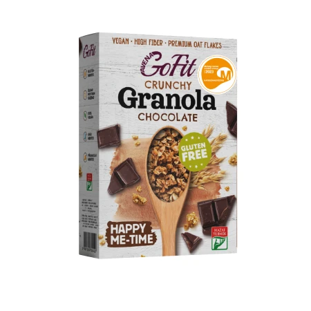 Granola cu ciocolata fara gluten, 250g, Avena GoFit