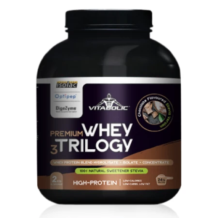 Premium Whey Trilogy Ciocolata, 2kg, Vitabolic