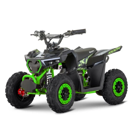 ATV electric pentru copii NITRO HULKI QUAD 1000W 36V, culoare verde
