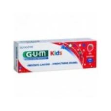 Pasta de Dinti pentru Copii, GUM, Kids, Varsta 2-6 Ani, Aroma Capsuni, 50ml