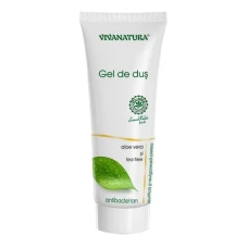 Gel Dus cu Aloe Vera si Tea-Tree, 250 mililitri, Vivanatura