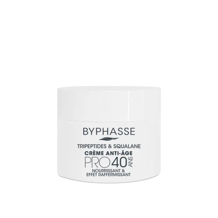 Crema anti-imbatranire cu Tripeptide & Squalan Pro40, 60ml, Byphasse