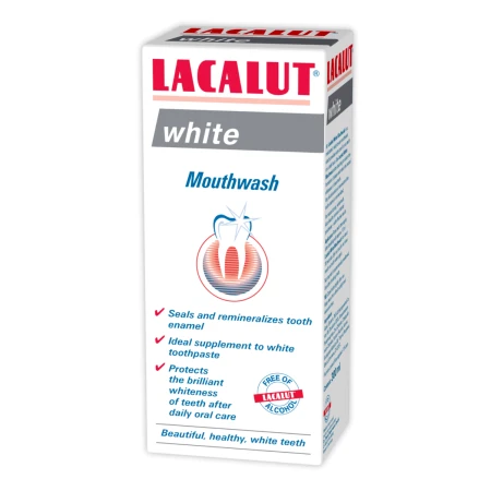 Apa de gura White Antiplaque, 300ml, Lacalut