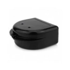 Cutie Depozitare, Zamo®, pentru Proteza, Aparat Dentar, Lucrari Dentare, Marime M, Culoare Neagra