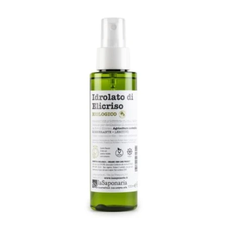 Hidrolat bio (apa florala) calmant de helichrysum, 100ml, La Saponaria