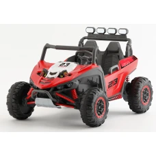 UTV electric pentru copii, Kinderauto Arrow Dune-Buggy, 220W, 12V, roti EVA, premium, 2 locuri, rosu