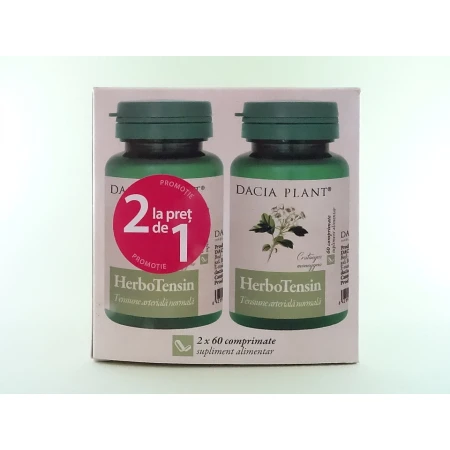 Herbotensin pachet 1 cu 1,Dacia Plant 120 comprimate