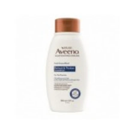 Sampon pentru Par FIn, Aveeno, Refresh & Thicken, pentru Fortifiere, Anti-Rupere, fara Parabeni, Sulfati si Coloranti, 354ml