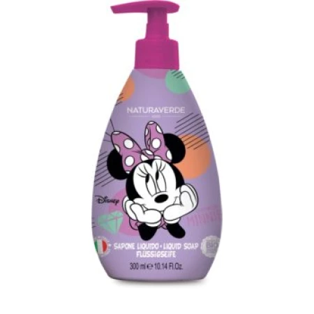 Sapun lichid cu capsuni Minnie, 300ml, Naturaverde