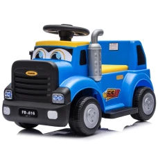 Camion electric multifunctional 2 in1 Lightning 33 pentru copii 18-36 luni,  30W 6V, culoare dark blue