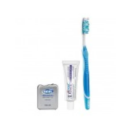 Set Igiena Orala, Crest, 3D White, Brilliance, Periuta Oral-B, Pasta Crest 24gr, Ata Dentara Glide 4m