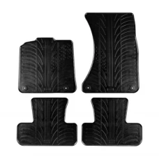 Covorase auto negre din cauciuc pentru AUDI Q5 I (8R) 2008-2016 Gledring