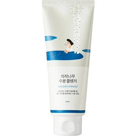 Spuma de curatare Birch Juice Moisturizing, 150ml, Round Lab
