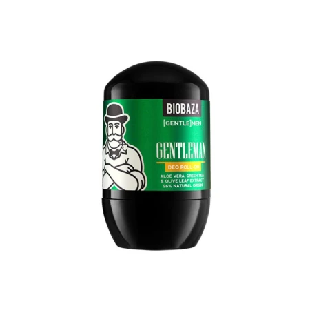 Deodorant natural cu aloe vera si extract de ceai verde, pentru barbati, Gentlemen, 50 ml, Biobaza