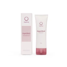 OrganiCup - Gel de igiena intima, pentru curatarea cupei menstruale 2-in-1 OrganiWash, 75 ml