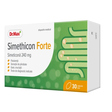 Dr. Max Simeticona 240mg, 30 capsule moi