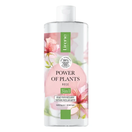 Apa micelara cu efect calmant Trandafir Power Of Plants, 400ml, Lirene