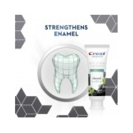 Pasta de Dinti, Crest, 3D Whitening Therapy, cu Carbune Activ si Ulei Arbore de Ceai, 116gr