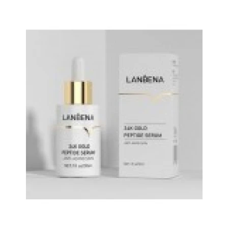 Ser, Lanbena, 24K Gold, cu Peptide de Aur 24K, Anti-Imbatranire, 30ml